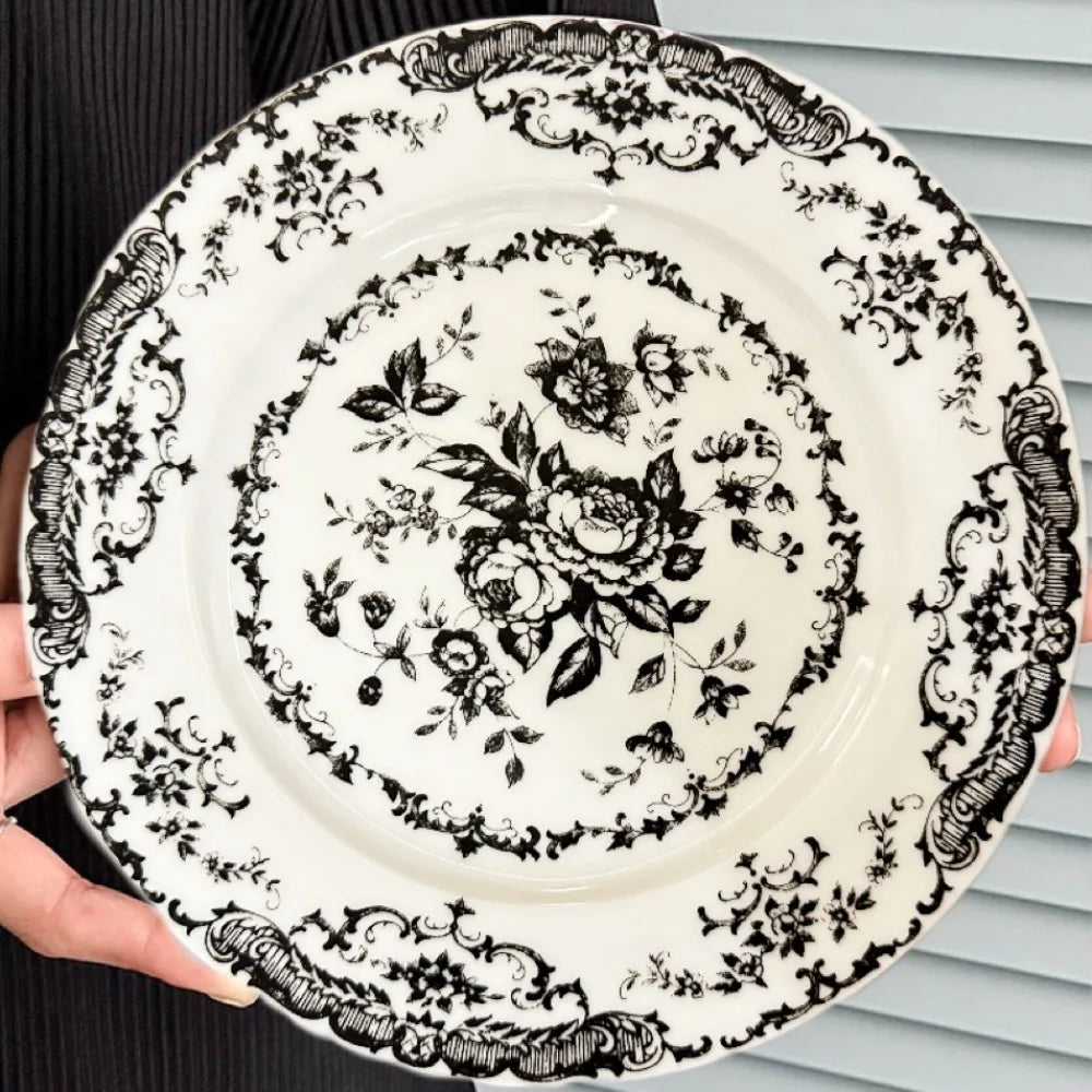 Nordic Flower Ceramic Plate