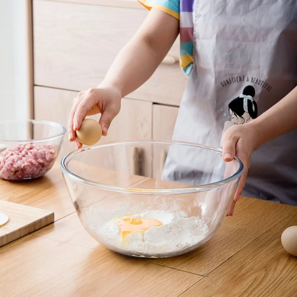 Heat-Resistant Glass Bowls Set