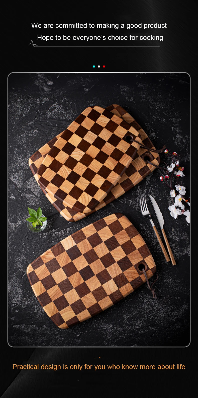 Round Solid Wood Pizza Board