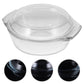 Round Glass Casserole With Lid
