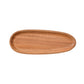 Irregular Oval Wood Tray