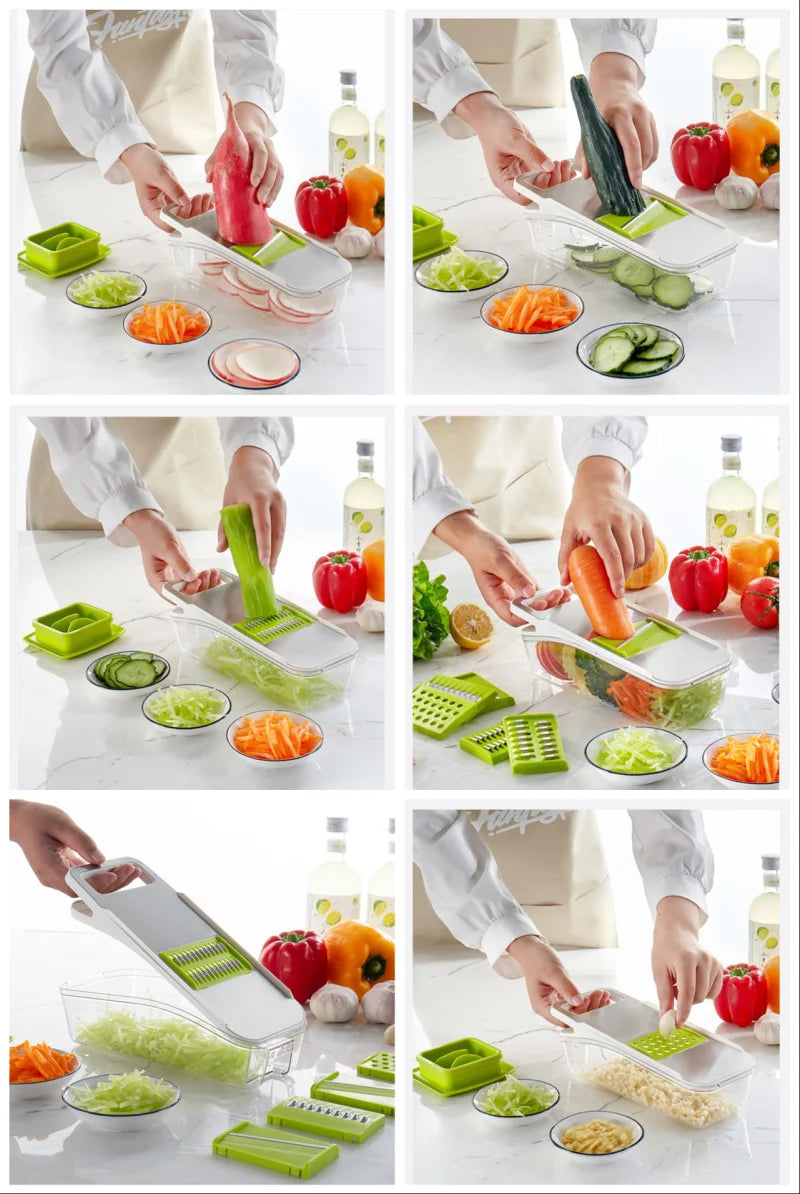 Manual Adjustable Veggie Slicer