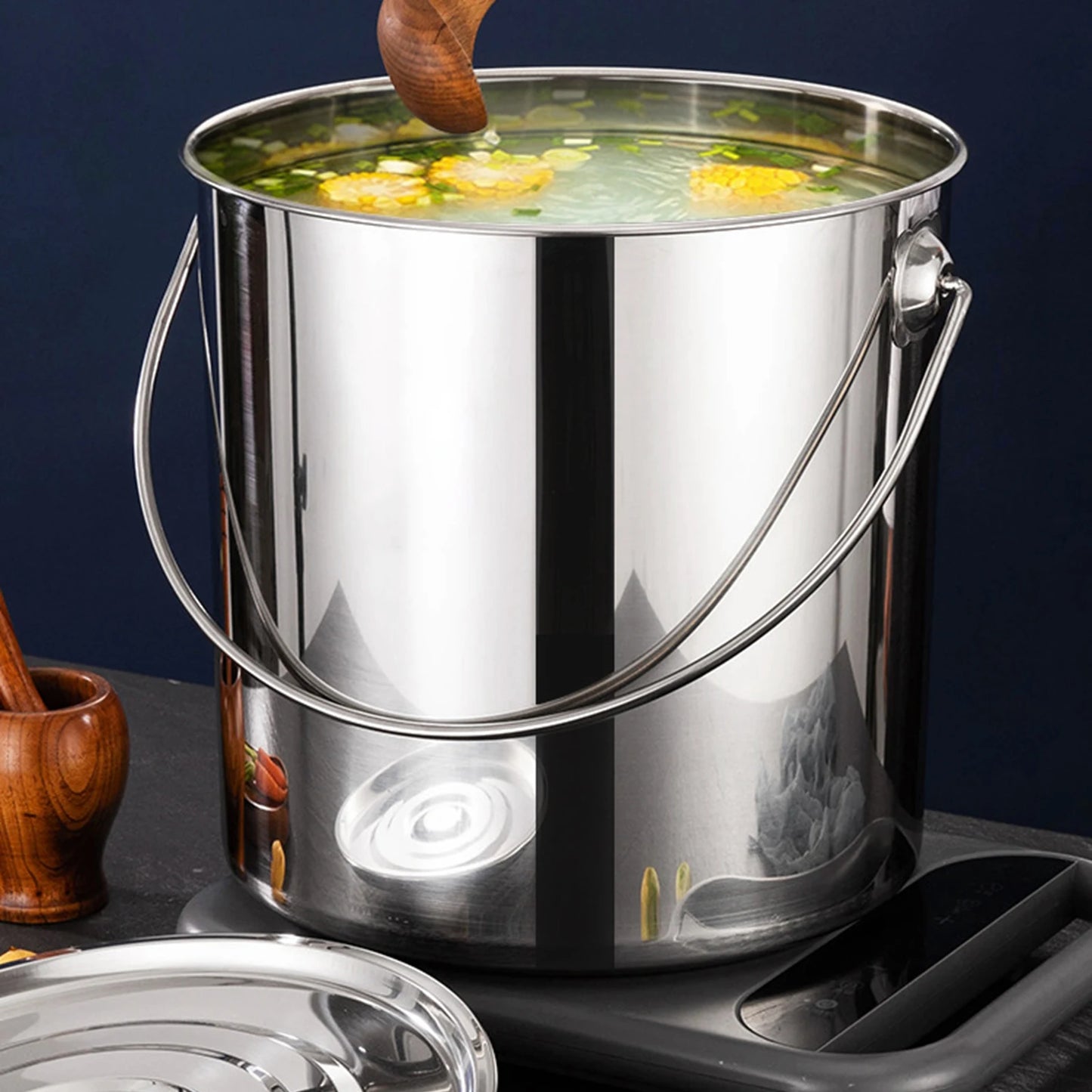 Stainless Stock Pot With Lid