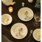 French Iris Dinner Set