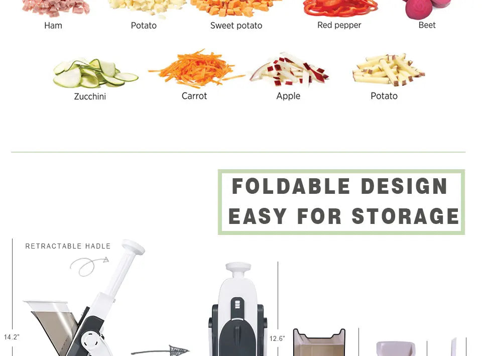 Steel Blade Mandoline Cutter