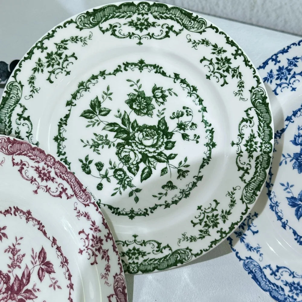 Nordic Flower Ceramic Plate