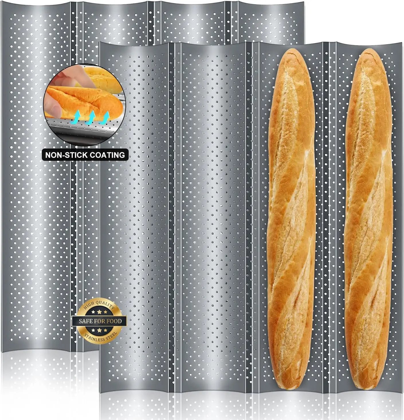 French Baguette Baking Pan