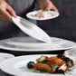 Pure White Porcelain Plate
