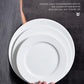 Pure White Porcelain Plate