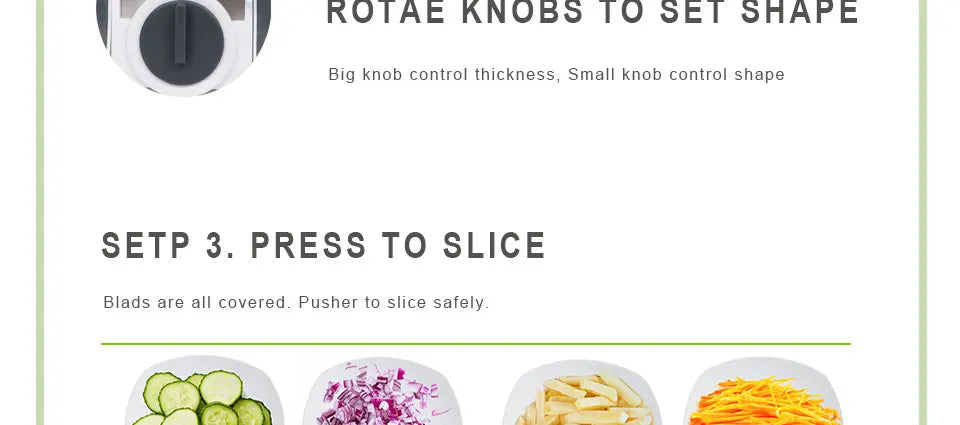 Steel Blade Mandoline Cutter