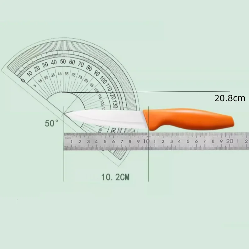 Laser Damascus Kitchen Knife