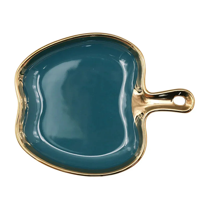 Handled Decorative Serving Plate