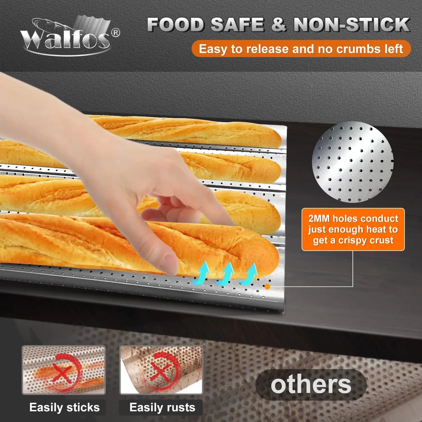 French Baguette Baking Pan
