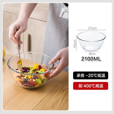 Heat-Resistant Glass Bowls Set