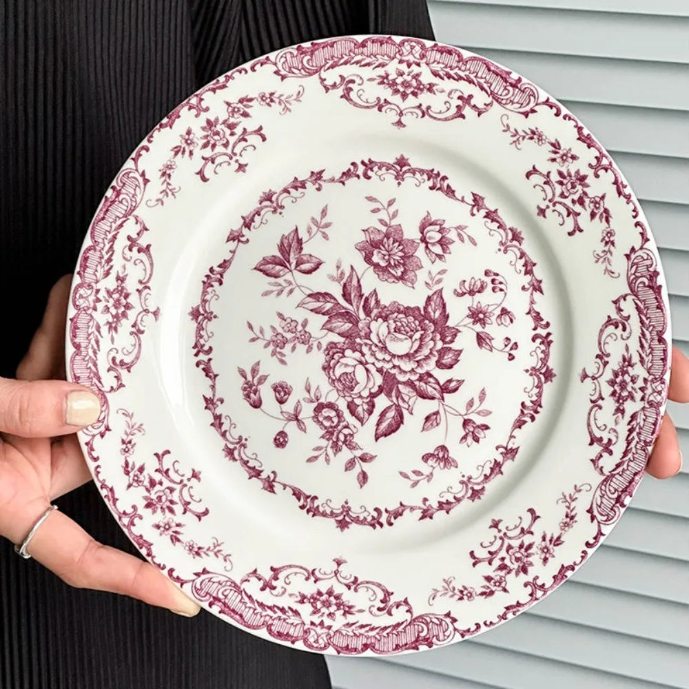 Nordic Flower Ceramic Plate