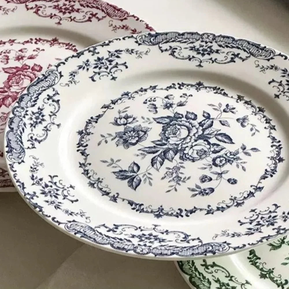 Nordic Flower Ceramic Plate
