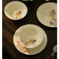 French Iris Dinner Set