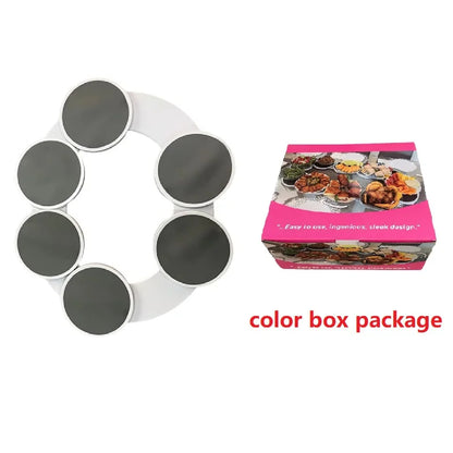 Foldable Rotating Snack Tray