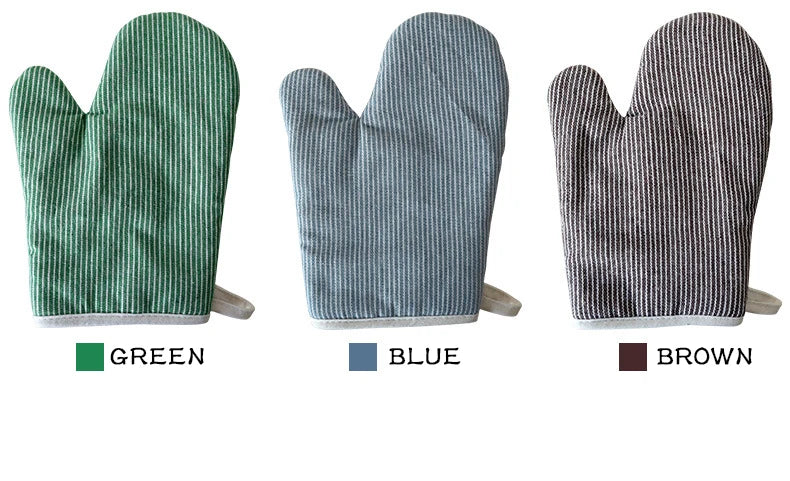Vintage Cotton Oven Mitts