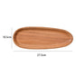 Irregular Oval Wood Tray