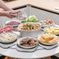 Foldable Rotating Snack Tray