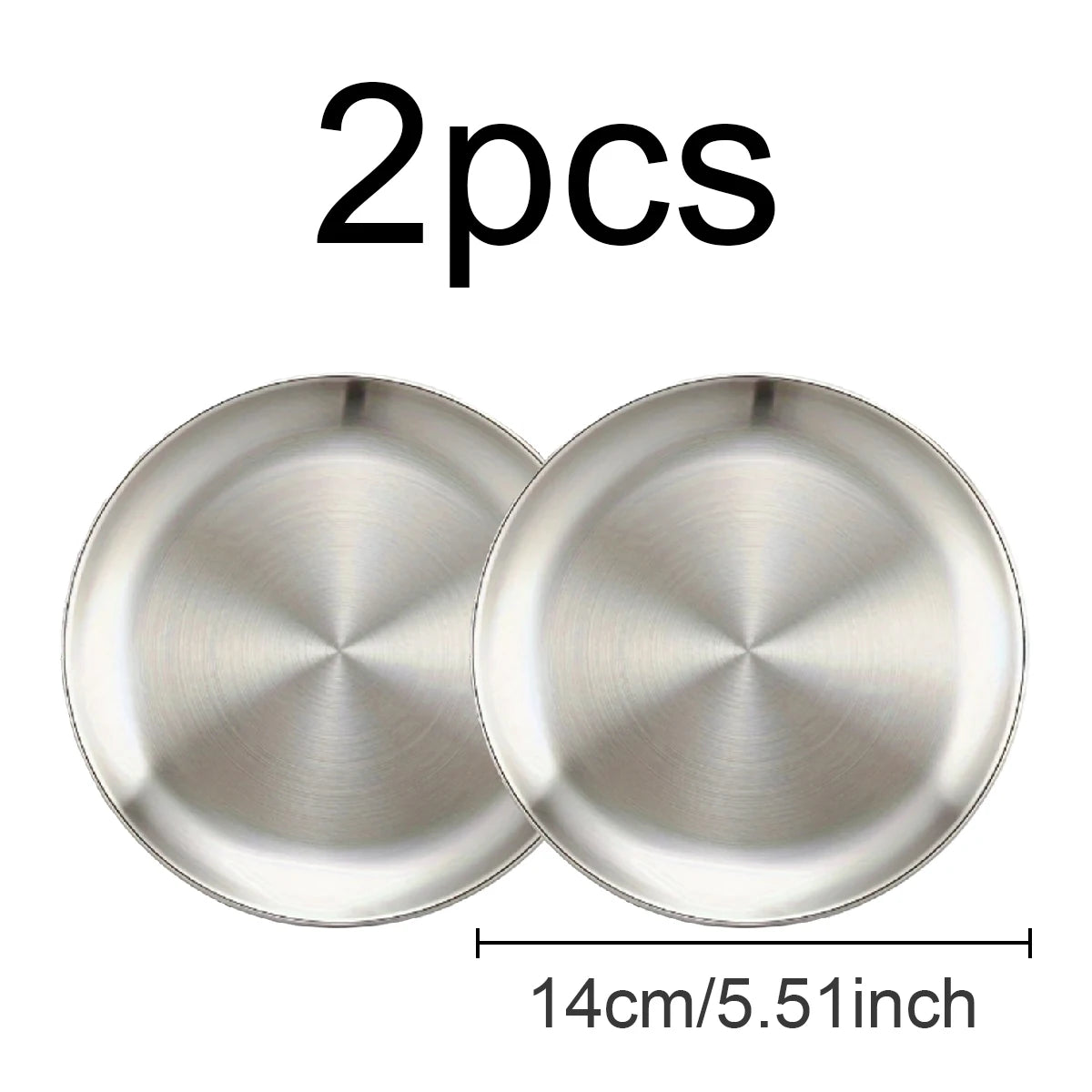 Gold Stainless Round Plate