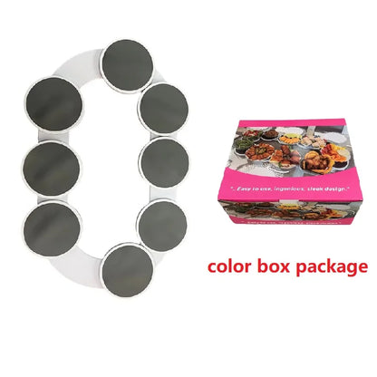 Foldable Rotating Snack Tray