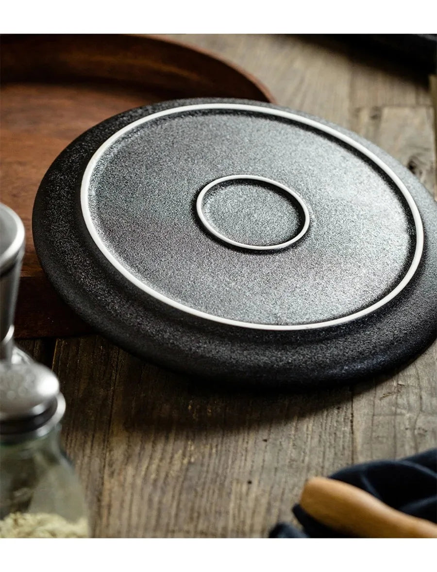 Black Japanese Ceramic Set