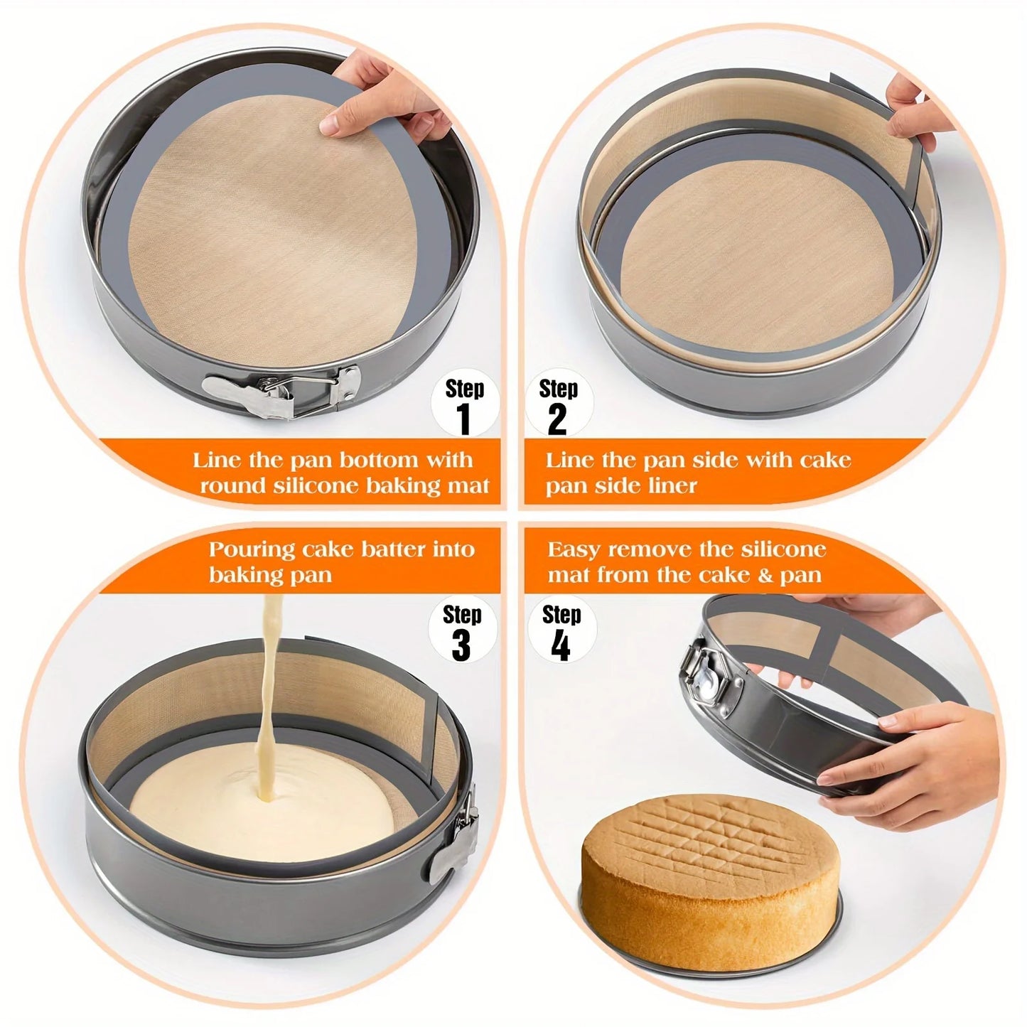 Springform Liner Silicone Pad