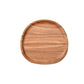 Irregular Oval Wood Tray