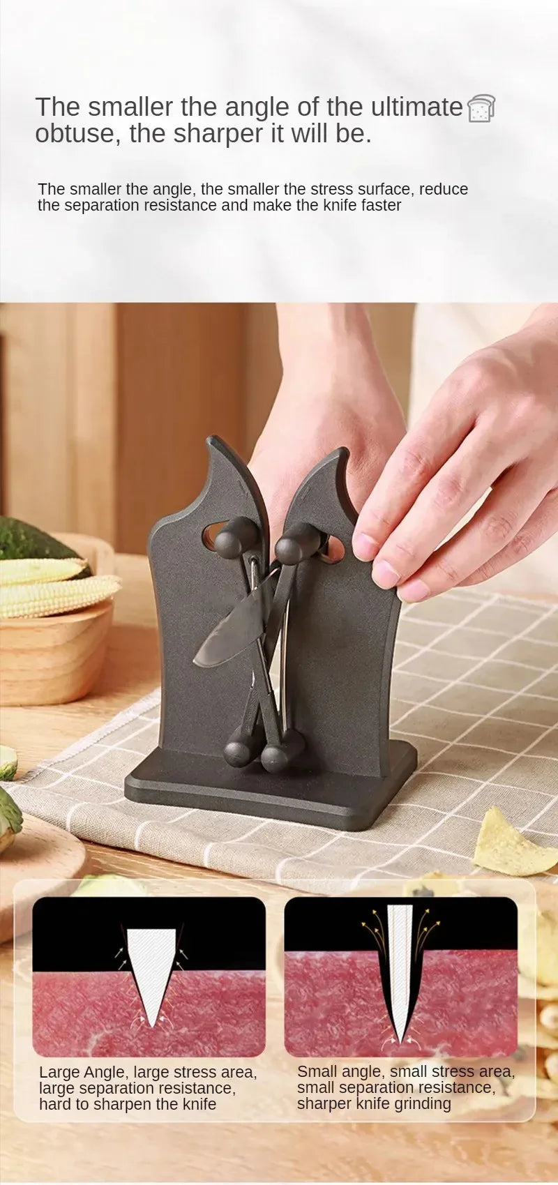 Four-Segment Knife Sharpener