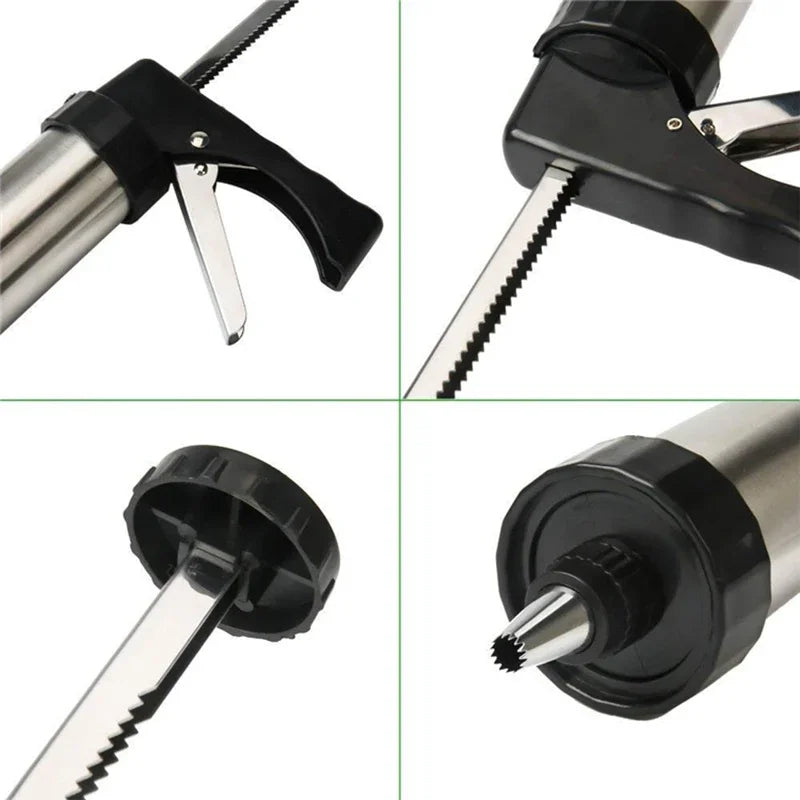 Stainless Cookie Press Gun