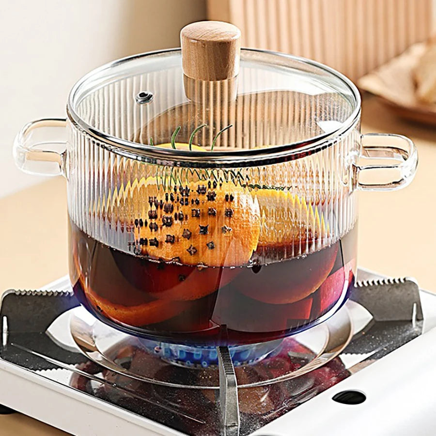 Borosilicate Glass Stew Pot