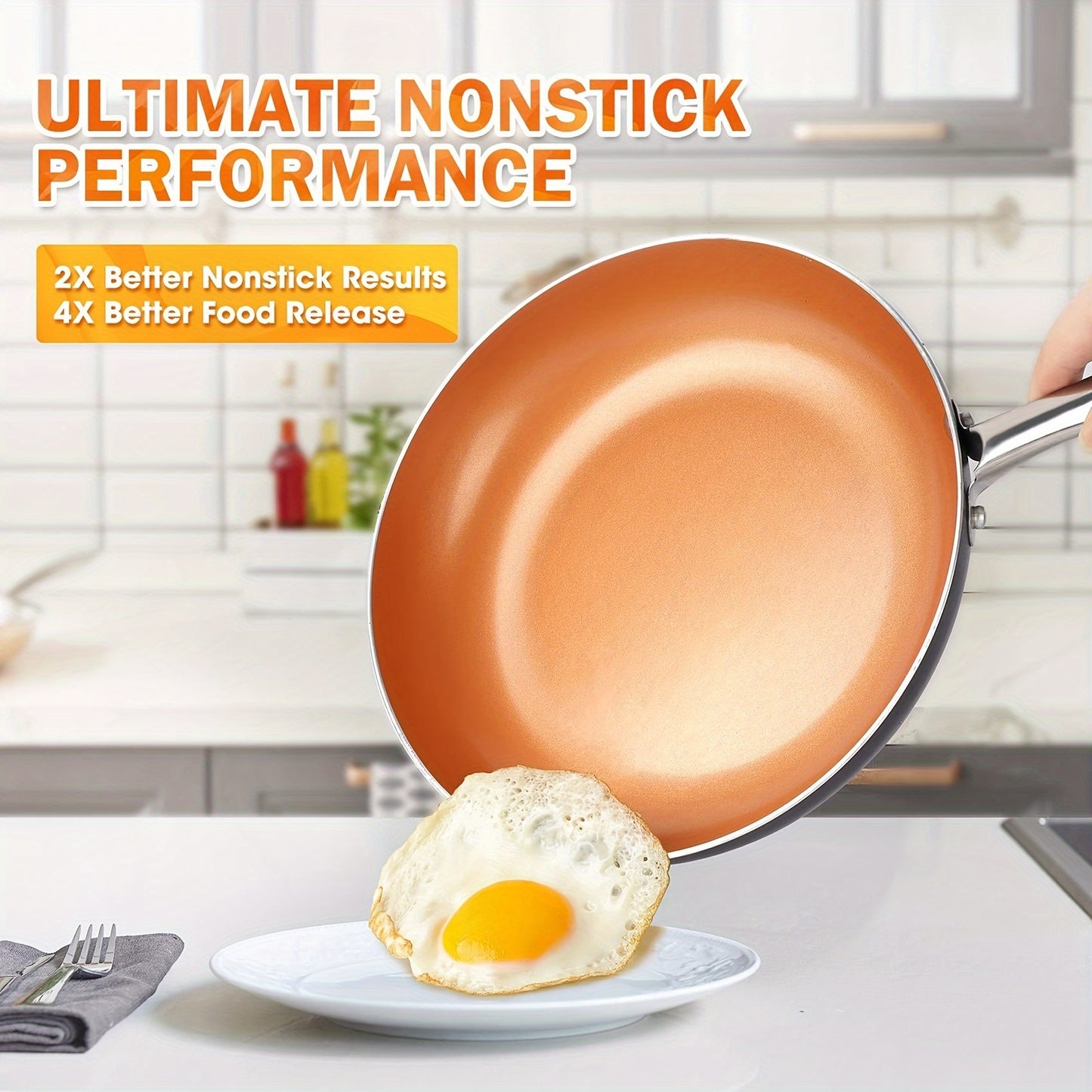 Copper 8" Frying Pan