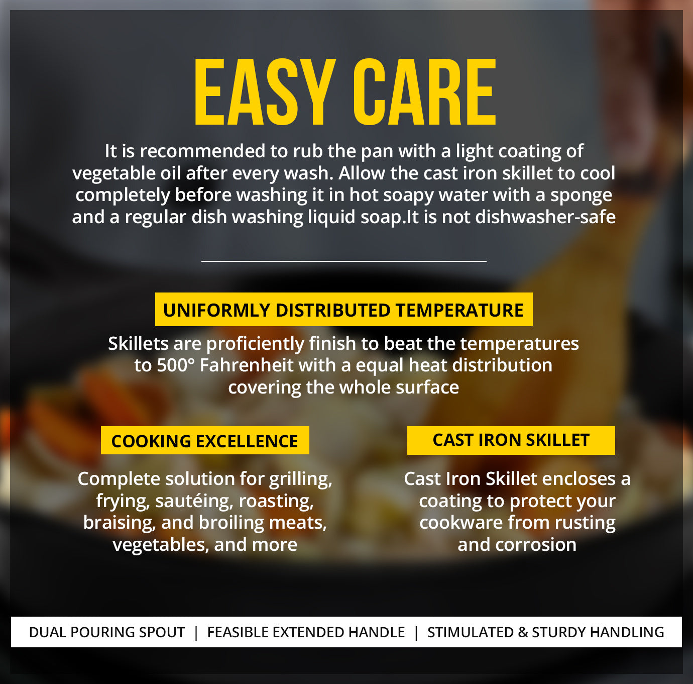 Utopia Cast Iron Skillets