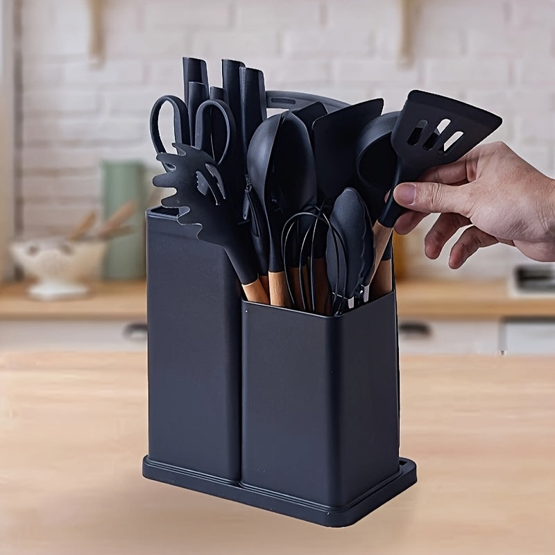 Silicone Utensils With Knives 19pc