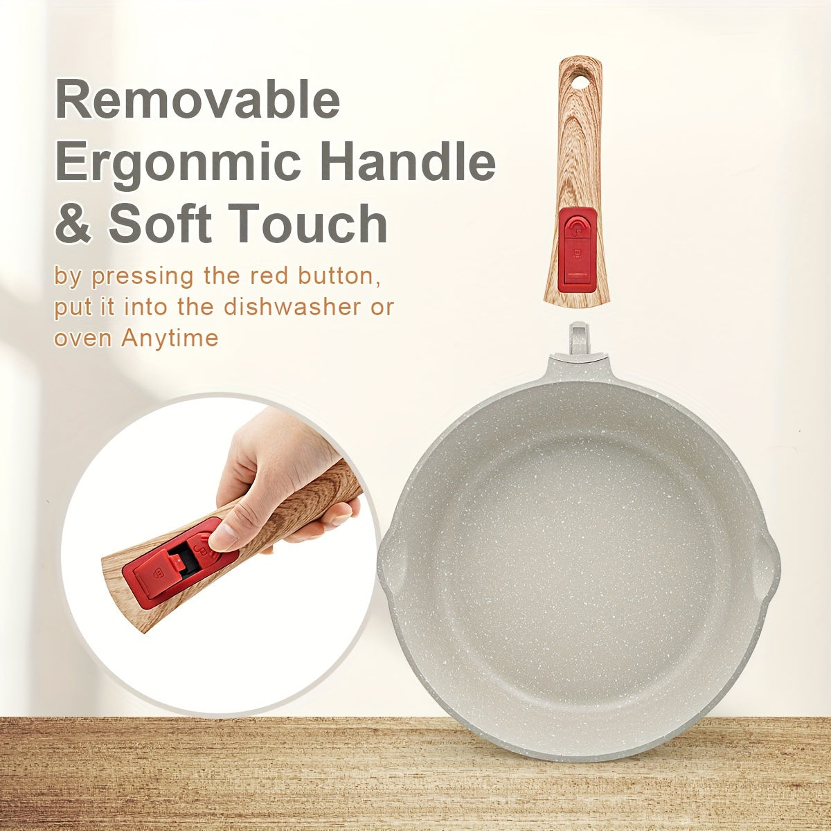 White Nonstick Cookware 10pc