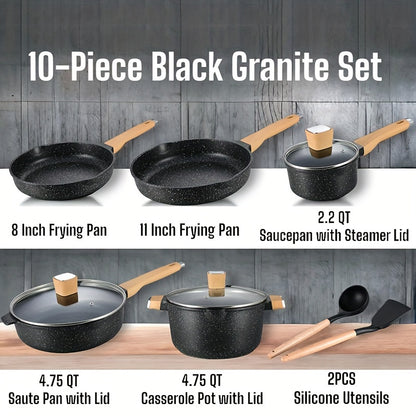 Granite Cookware With Lids