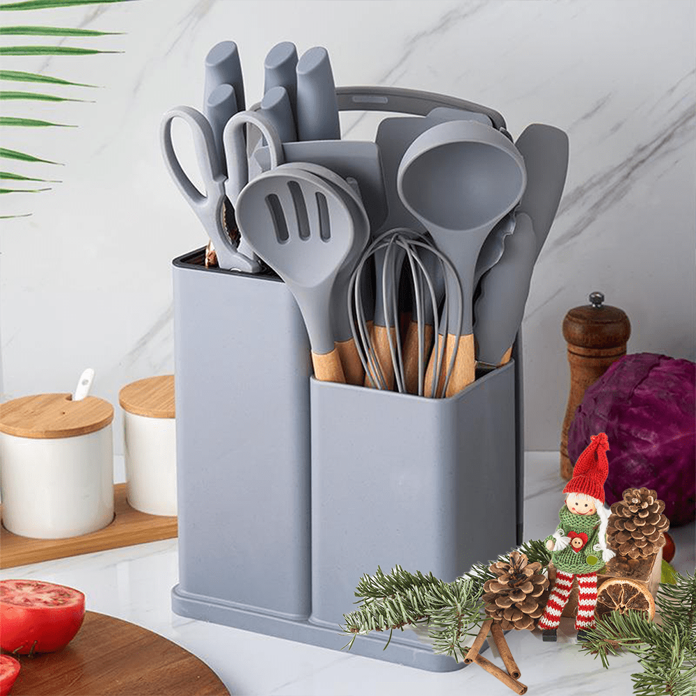 Silicone Utensil Set 10pc Heat