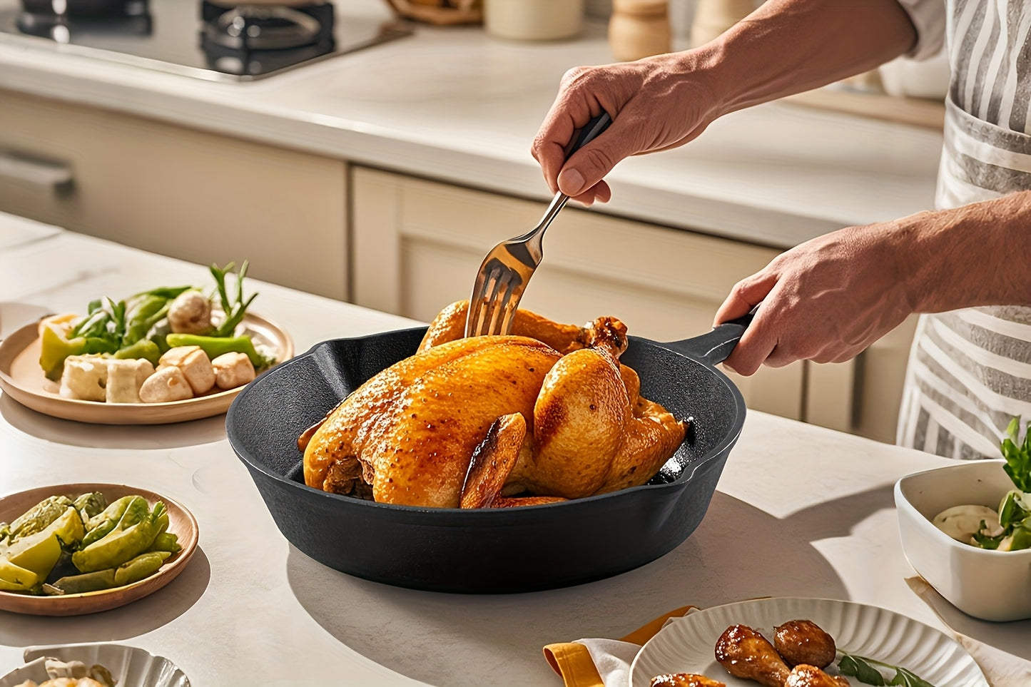 Cast Iron Fry Pan Set