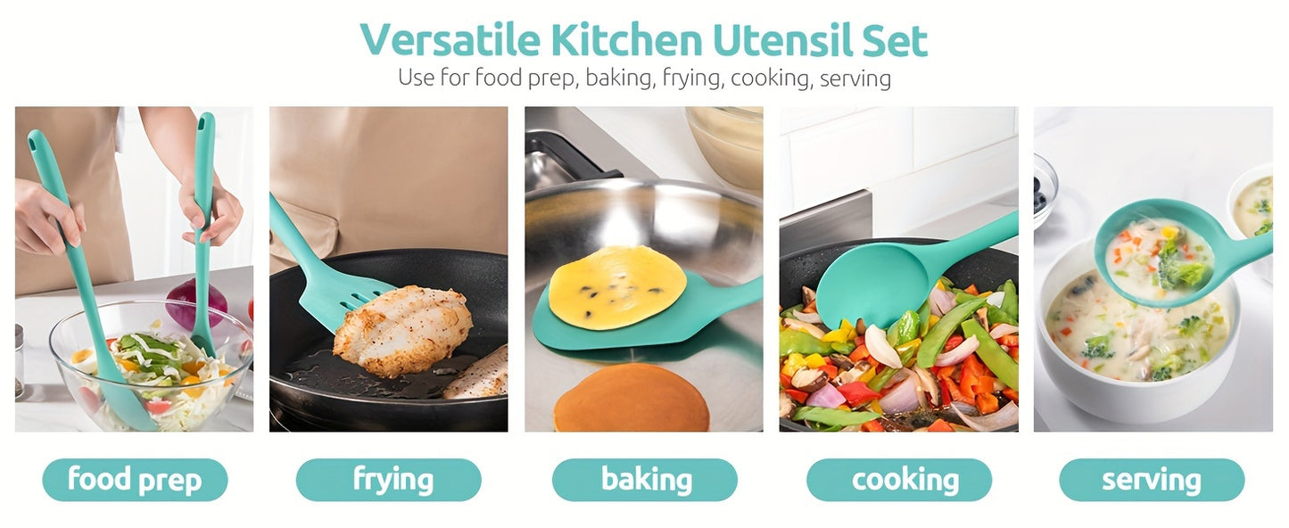 Gold Stainless Utensils 6pc