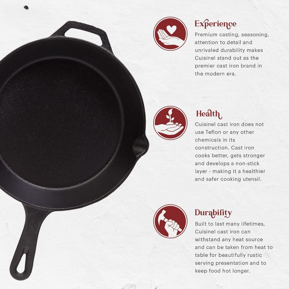 Pre-Seasoned Skillets 3pc
