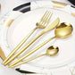 Gold Flatware Duo 8pc