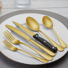 Gold Stainless Flatware 48pc