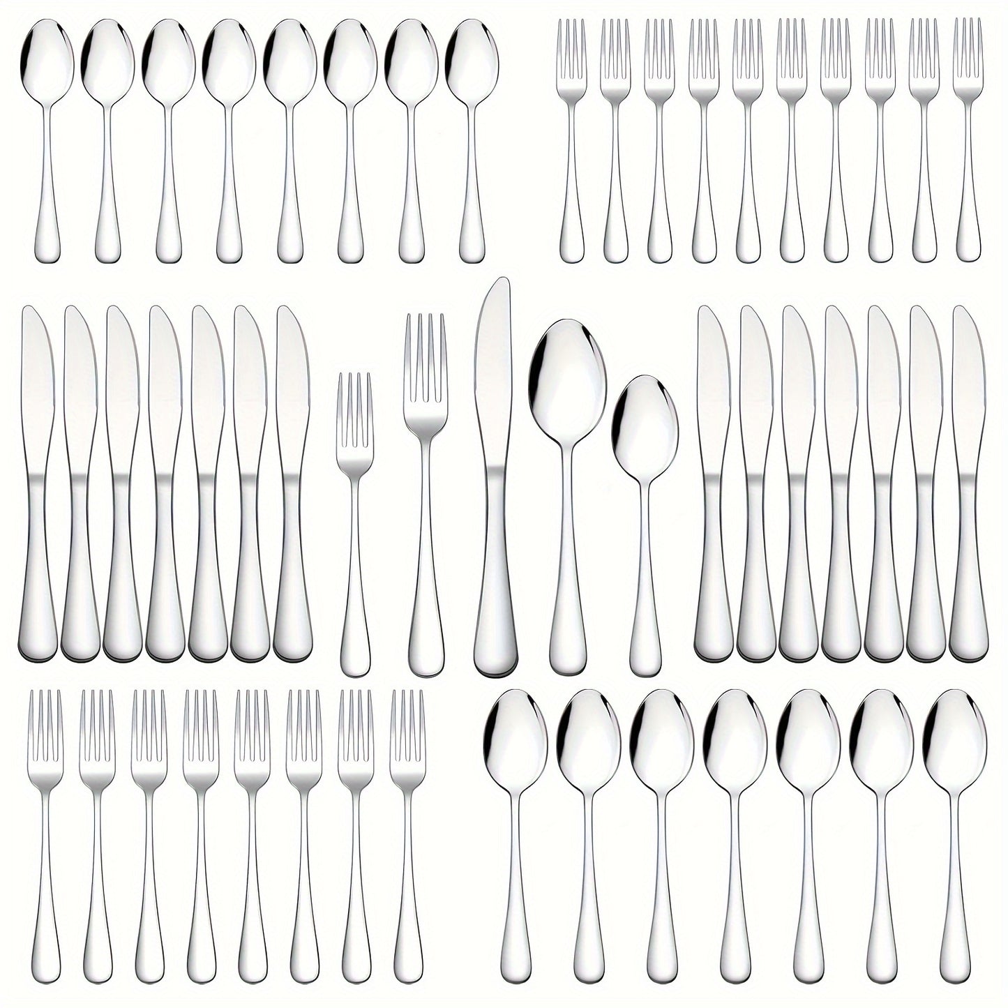 Black Gold Flatware 60pc