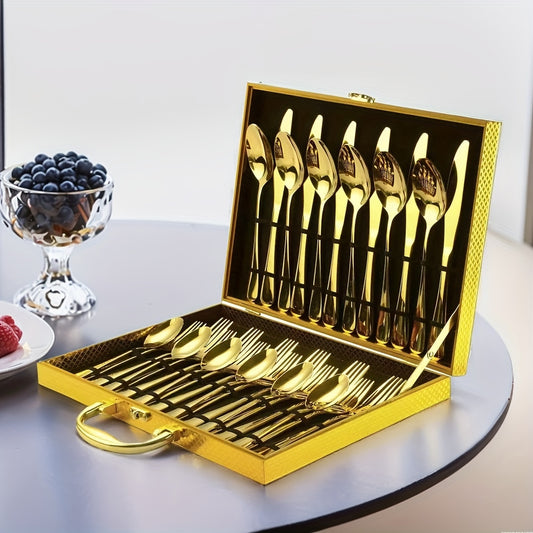 Gold Flatware Gift Box