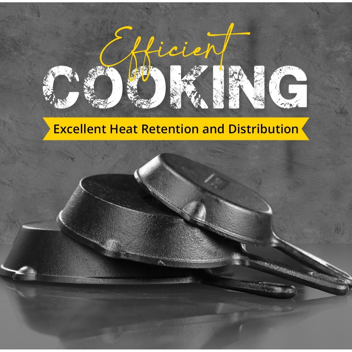 Utopia Cast Iron Skillets