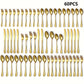 Black Gold Flatware 60pc