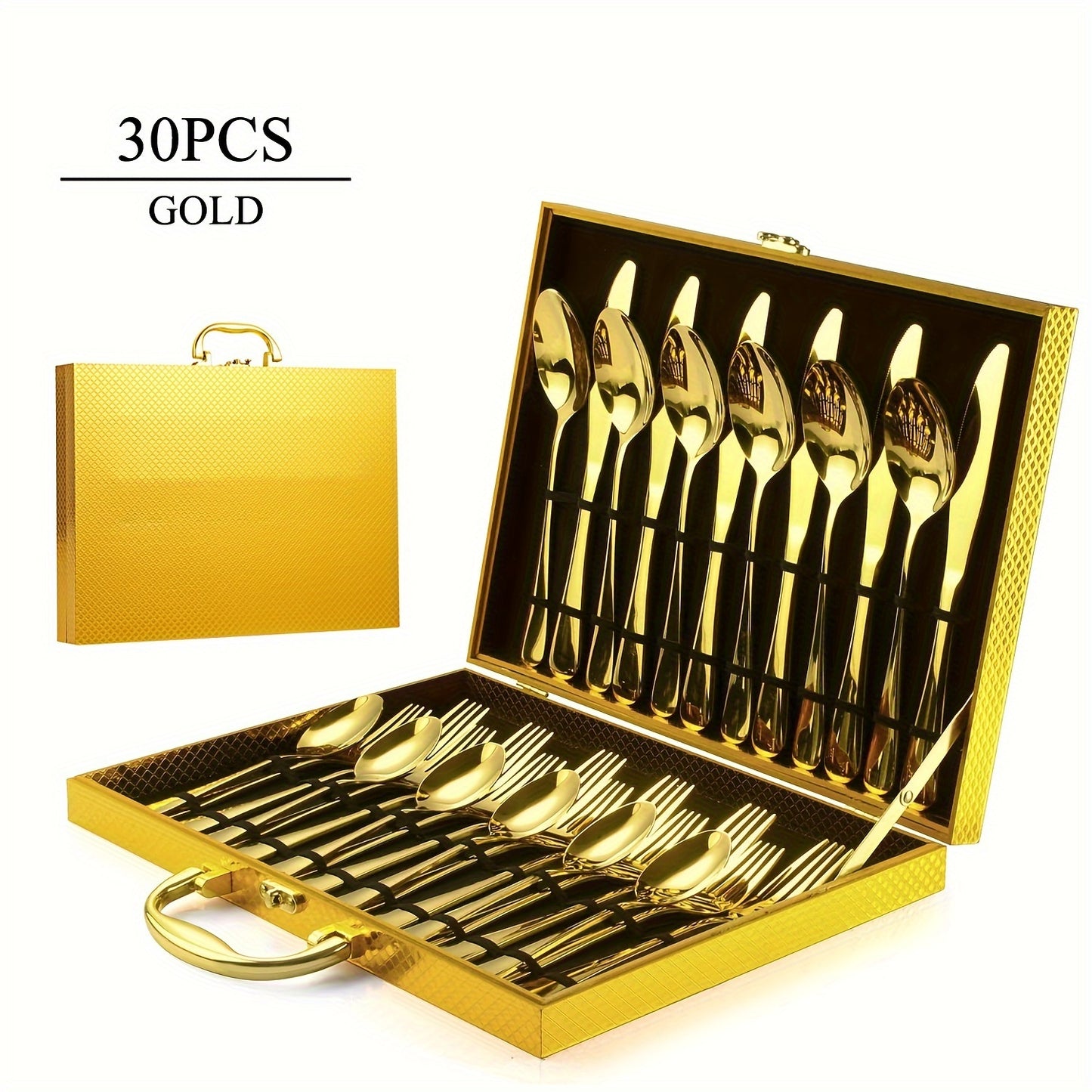 Gold Flatware Gift Box