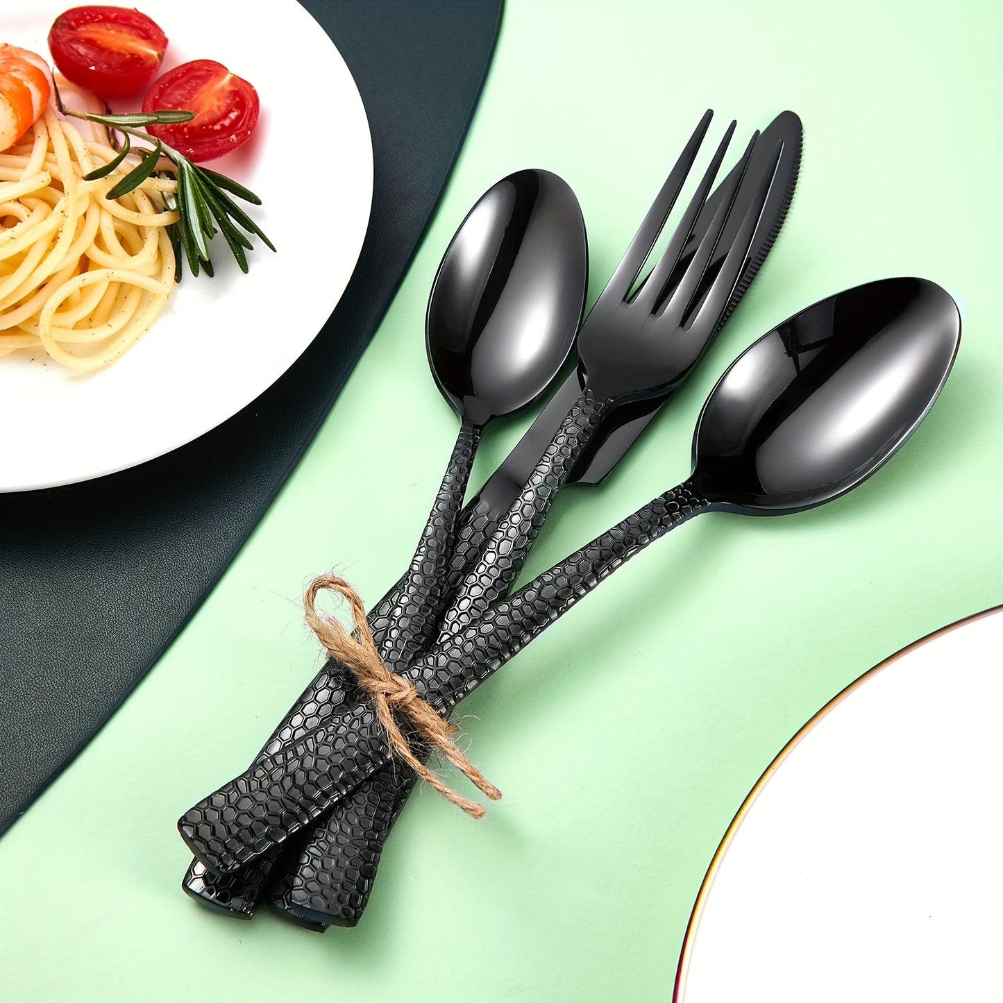 Hammered Silver Flatware 16pc